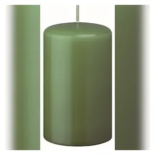 Kopschitz Kerzen Kerzen Stumpenkerzen Grün, 200 x 40 mm, 10 Stück