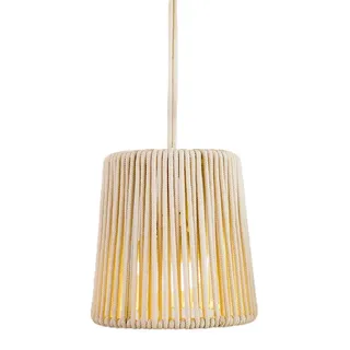 NEW GARDEN Mini LED Akku-Hängeleuchte aus recyceltem PVC Ø 14,5 cm weiß