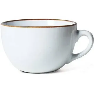 Groß Keramik Tasse 700ml Weiß Kaffee Tee Kaffeetasse Suppentassen