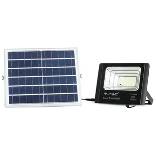 V-Tac Solarleuchte Aluminium 16 W 1050 lm inkl. Solarpanel schwarz