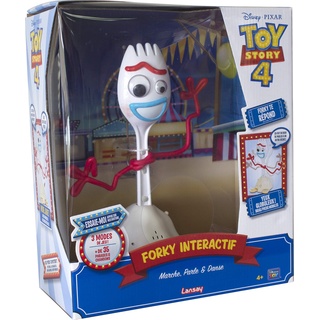 Lansay Toy Story 4-Forky, interaktiv, 25 cm, 64434, Mehrfarbig