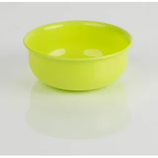 Schüssel Schale 200 ml, für Dessert, Müsli, Eis, Salat, Kompottschale Kunststoff Plastik Mehrweg, Farbe limone