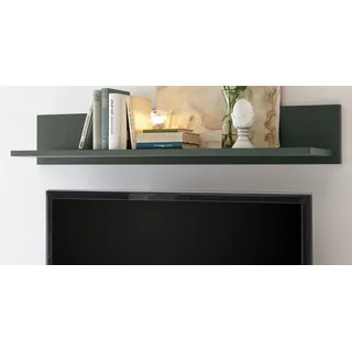 Wandboard in grün Landhaus Wandregal Wohnzimmer Regal 130 cm Bücherregal Forres