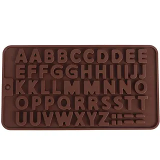 3-teiliges Set Silikon-schokoladenkuchenformen In Form Von 26 Englischen Buchstaben – Diy-backzubehör