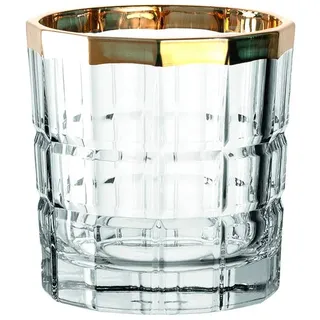 LEONARDO - Trinkglas - Spiritii - Kristallglas/Goldrand - (B/H/T): 80/84/80mm - 1 Stück