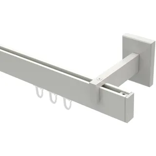 Interdeco Vorhangstange Smartline Paxo 1-läufig Ø 14 mm 300 cm Weiß