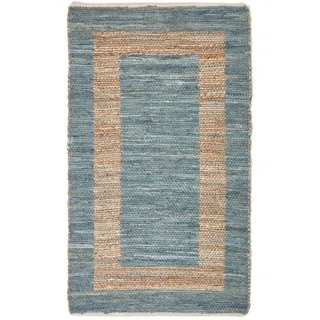 Homescapes Flickenteppich Veranda 120 x 170 cm Grau/Beige