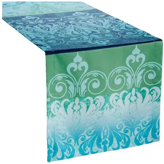 Erwin Müller Tischdecke Tischläufer "Paisley", fleckabweisend Ornamente blau 50 cm x 150 cm