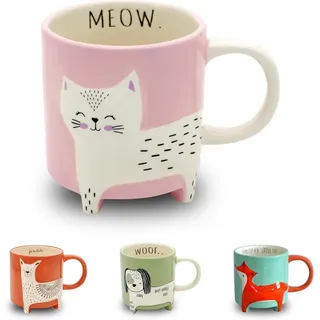 Winkee Kaffeetasse 0,45 l Rosa