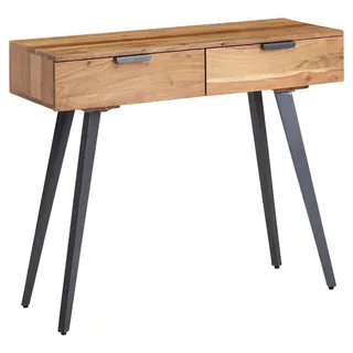 Wohnling WL6.155 Konsolentisch 90 x 78 x 36 cm Akazie/braun/grau
