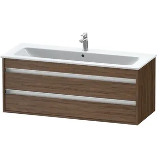 Duravit Ketho 120x47,5cm, Nussb dkl., 2 Schubk., wandhängend