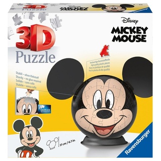 Ravensburger 3D-Puzzle »72 Teile Ravensburger 3D Puzzle Ball Disney Mickey Maus 11761«, 72 Puzzleteile