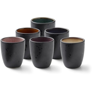 Bitz Espressotasse Espressotassen Set 6-teilig 10 ml, 6-teilig schwarz