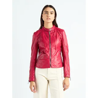 Lederjacke MAZE "Lindsay", Damen, Gr. S, rot, Obermaterial: 100% Lammleder. Futter: 100% Polyester, Jacken