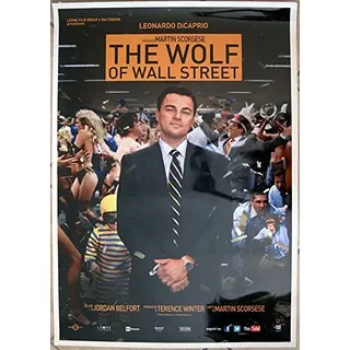 Iloveprint - The Wolf of Wall Street – Leonardo di Caprio – Original-Poster 100 x 70 cm (Wohnzimmer)