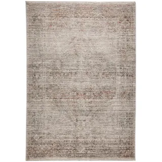benuta Nest Teppich Anwar Grau/Beige 120x170 cm - Vintage-Stil Teppich im Used-Look