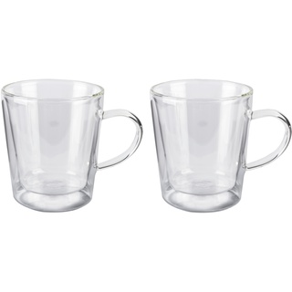 ERNESTO® Thermoglas Latte Macchiato 2er Set/Cappuccino 3er Set/Teeglas 2erSet/Espresso 4er Set (Teeglas 2er Set)