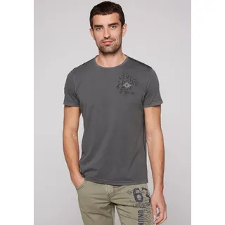 CAMP DAVID T-Shirt mit Logo-Bestickung am Ärmel schwarz XL