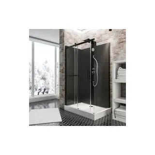 Schulte Korsika Komplettdusche 80 x 120 cm schwarz EP5811236850