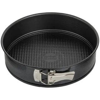 Dr. Oetker Springform Ø 26 cm Back-Liebe Emaille – Inklusive Flach- und Rohrboden – Schnitt- & kratzfestem Emaille-Boden – 26er Kuchenbackform mit extra hohem Rand in Dunkelblau