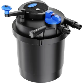 SunSun CPF-2500 Druckteichfilter 6000 l/h / 11 W UVC Einheit, Teichdruckfilter für Teiche bis 6000 Liter, Teichklärer, Filteranlage