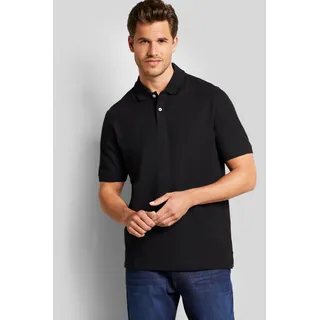 Poloshirt BUGATTI, Herren, Gr. XXL, schwarz, 100% Baumwolle, casual, normal, ohne Ausschnitt, Kurzarm Rippbündchen, Shirts, mit körpernaher Passform
