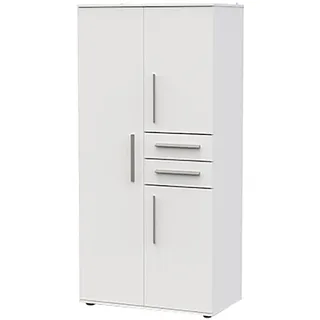Demeyere GROUP Kleiderschrank Versatil (B/H/ T ca. 90x190cmx50cm) Schubladen in komfortabler Höhe, Made in France, Kinderkleiderschrank weiß