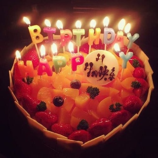Geburtstagskerzen, 13 Stück, Happy Birthday Party Pick Kinder Farbe Kuchen Kerzen Sets Dekoration