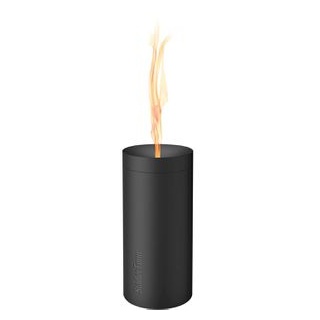 Stadler-Form Diffuser Lucy Flammeneffekt, schwarz, für ätherische Öle, Kunststoff, mit Amber-Light