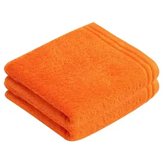 Vossen Handtücher 2er Pack Handtuch 60 x 110 cm Calypso feeling, Frottier (Spar-Set, 2-St) orange