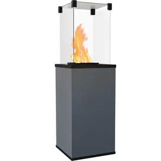 Kratki PATIO Mini Quarzstein Filo Mercurio Gasheizgerät 8,2 kW transparent