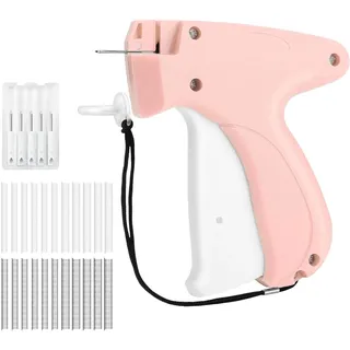 DBAILY Etikettierpistole, Etikettierpistole Kleidung, Etikettiergerät, Etikettierpistole Set, 1 Etikettierpistol mit 5 Ersatznadeln+2000 Heftfäden, zum Etiketten Preisschilder