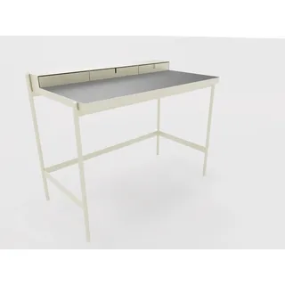 PS 20 Sekretär/Schminktisch Seidengrau (RAL 7044) Linoleum Grau
