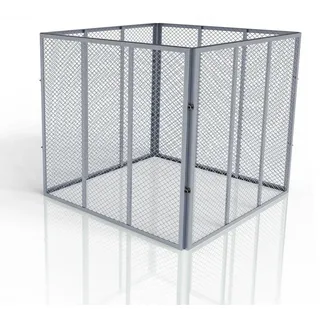 Juskys Komposter Metall Silber