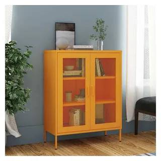 vidaXL Lagerschrank 80 x 35 x 101,5 cm Gelb