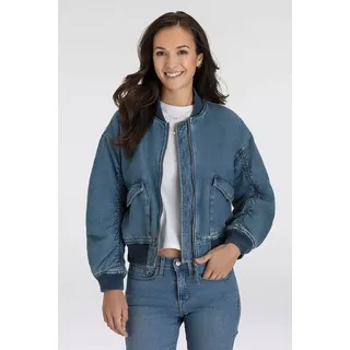 Levi's Jeansbomberjacke mit Pattentaschen Modell 'ANDY', Jeansblau, L