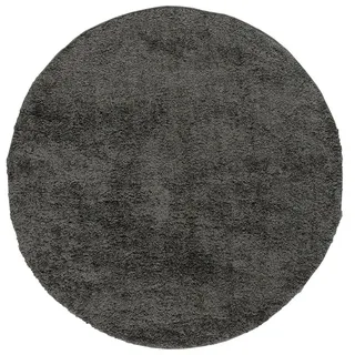 Pergamon Aloha Hochflorteppich 150 x 150 cm Grau