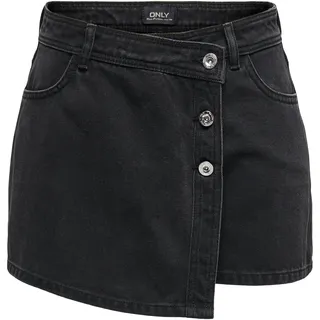 Only Jeansshorts Schwarz XS