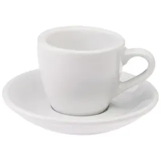 Espressotasse mit Untertasse Loveramics Egg White, 80 ml