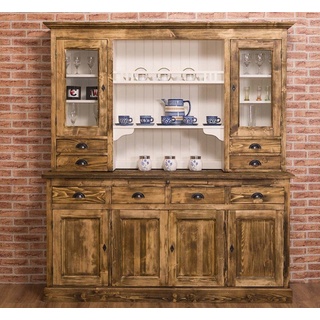 Massivholzmoebel-Becker Buffet »Breiter Buffetschrank aus Massivholz im Landhausstil«