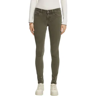 ESPRIT Damen Hose 990ee1b329, 350/Khaki Green, 34W / 32L - 34W / 32L