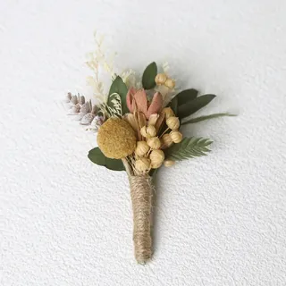 Getrocknete Blumenstrauß-Broschen für Hochzeit, Trauzeugen, Anstecknadel, Knopfloch, Herren, Hochzeit, Bräutigam, Anzug, Dekoratio-05