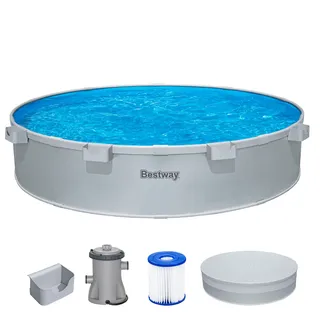 BESTWAY Tanx Stahlwandpool Set Ø 305 x 61 cm inkl. Filterpumpe