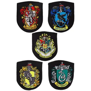 Cinereplicas Harry Potter Patches 5-Pack House Crests
