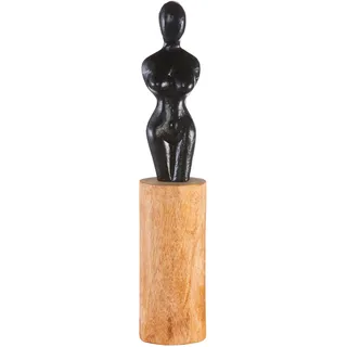 Dekofigur HEINE HOME Dekofiguren Gr. H: 42,5 cm, schwarz (natur, schwarz) Deko-Objekte
