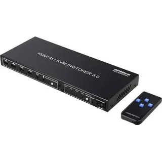 SpeaKa Professional 4×1 HDMI KVM SWITCH