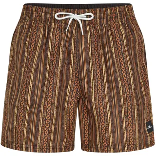 O'Neill ONEILL Cali Print 15'' Swimshorts orange pressed lines, (32533) L