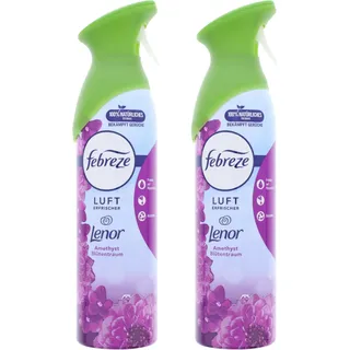 2 x Febreze Lufterfrischer Lenor Amethyst Blütentraum Raumspray je 300ml bekä...