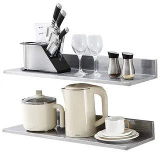 Vevor Küchenregal 762 x 218 x 8,5 cm Silber