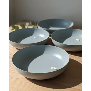 Blomus 4er Set Blumenuntertopf Untersetzer Hellblau Pflanzentopf